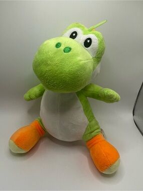 Nintendo Lime Green & Orange Yoshi Plush